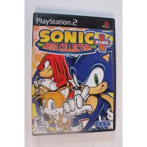Sonic Mega Collection Plus (Sony PlayStation 2, 2004, PS2) Authentic, tested